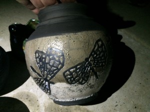 butterfly vase