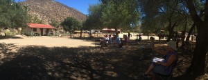 pano group at cabin
